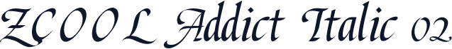 ZCOOL Addict Italic 02