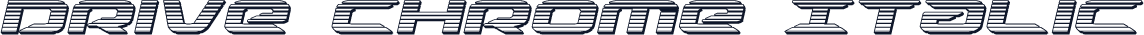 Drive Chrome Italic