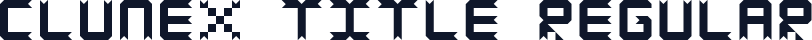 Clunex Title Regular