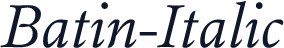 Batin-Italic