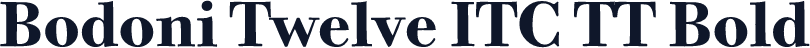 Bodoni Twelve ITC TT Bold