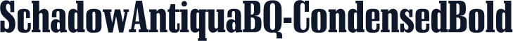 SchadowAntiquaBQ-CondensedBold