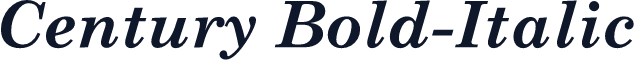 Century Bold-Italic