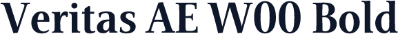 Veritas AE W00 Bold