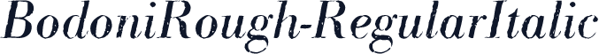 BodoniRough-RegularItalic
