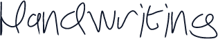 Handwriting