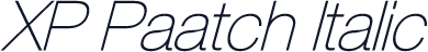 XP Paatch Italic