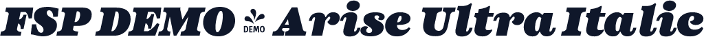 FSP DEMO - Arise Ultra Italic