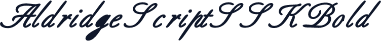 AldridgeScriptSSK Bold