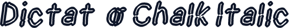 Dictator Chalk Italic