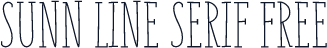 SUNN Line Serif Free