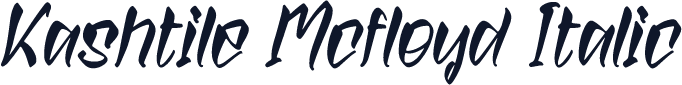 Kashtile Mcfloyd Italic
