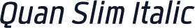 Quan Slim Italic