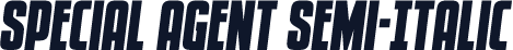 Special Agent Semi-Italic
