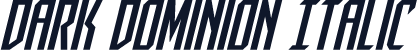 Dark Dominion Italic