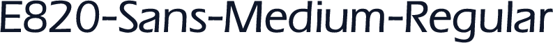 E820-Sans-Medium-Regular