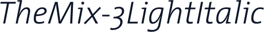 TheMix-3LightItalic