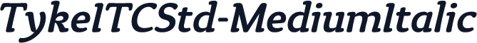 TykeITCStd-MediumItalic