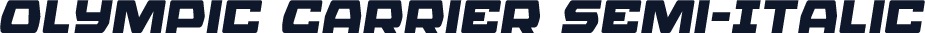Olympic Carrier Semi-Italic