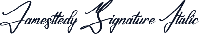 Jamesttedy Signature Italic