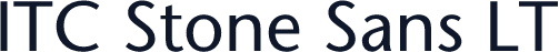 ITC Stone Sans LT