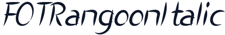 FOTRangoonItalic