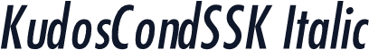 KudosCondSSK Italic