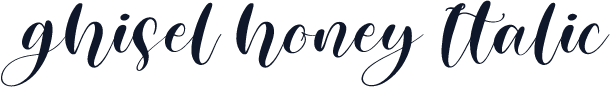 ghisel honey Italic