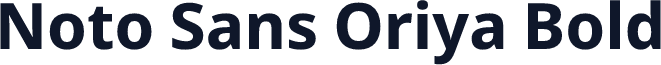 Noto Sans Oriya Bold