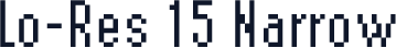 Lo-Res 15 Narrow