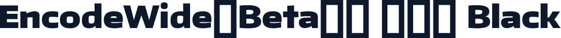 EncodeWide-Beta34 900 Black