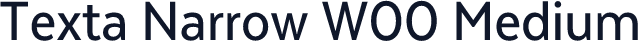 Texta Narrow W00 Medium