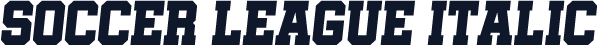 Soccer League Italic