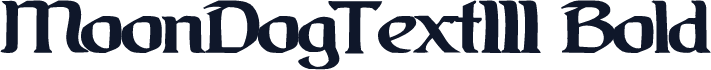 MoonDogText111 Bold
