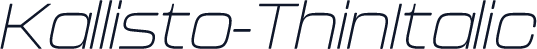 Kallisto-ThinItalic