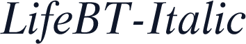 LifeBT-Italic