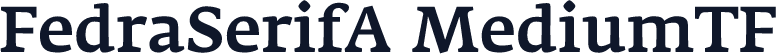 FedraSerifA MediumTF