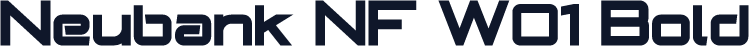Neubank NF W01 Bold