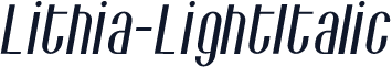 Lithia-LightItalic