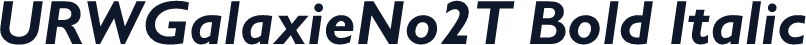 URWGalaxieNo2T Bold Italic