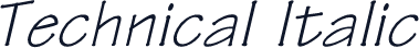 Technical Italic