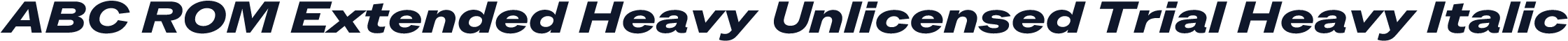 ABC ROM Extended Heavy Unlicensed Trial Heavy Italic