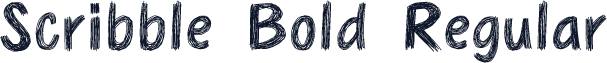 Scribble Bold Regular
