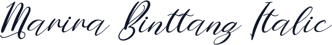 Marira Binttang Italic
