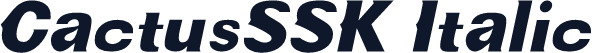 CactusSSK Italic
