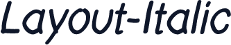 Layout-Italic