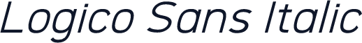 Logico Sans Italic