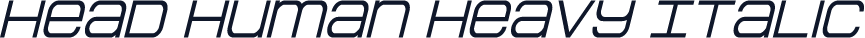 Head Human Heavy Italic