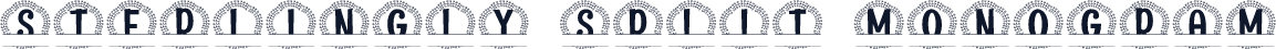 Sterlingly Split Monogram