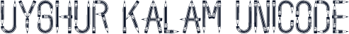 Uyghur Kalam Unicode
